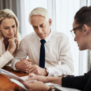 Couple meeting with lawyer for Free Bankruptcy Consultation